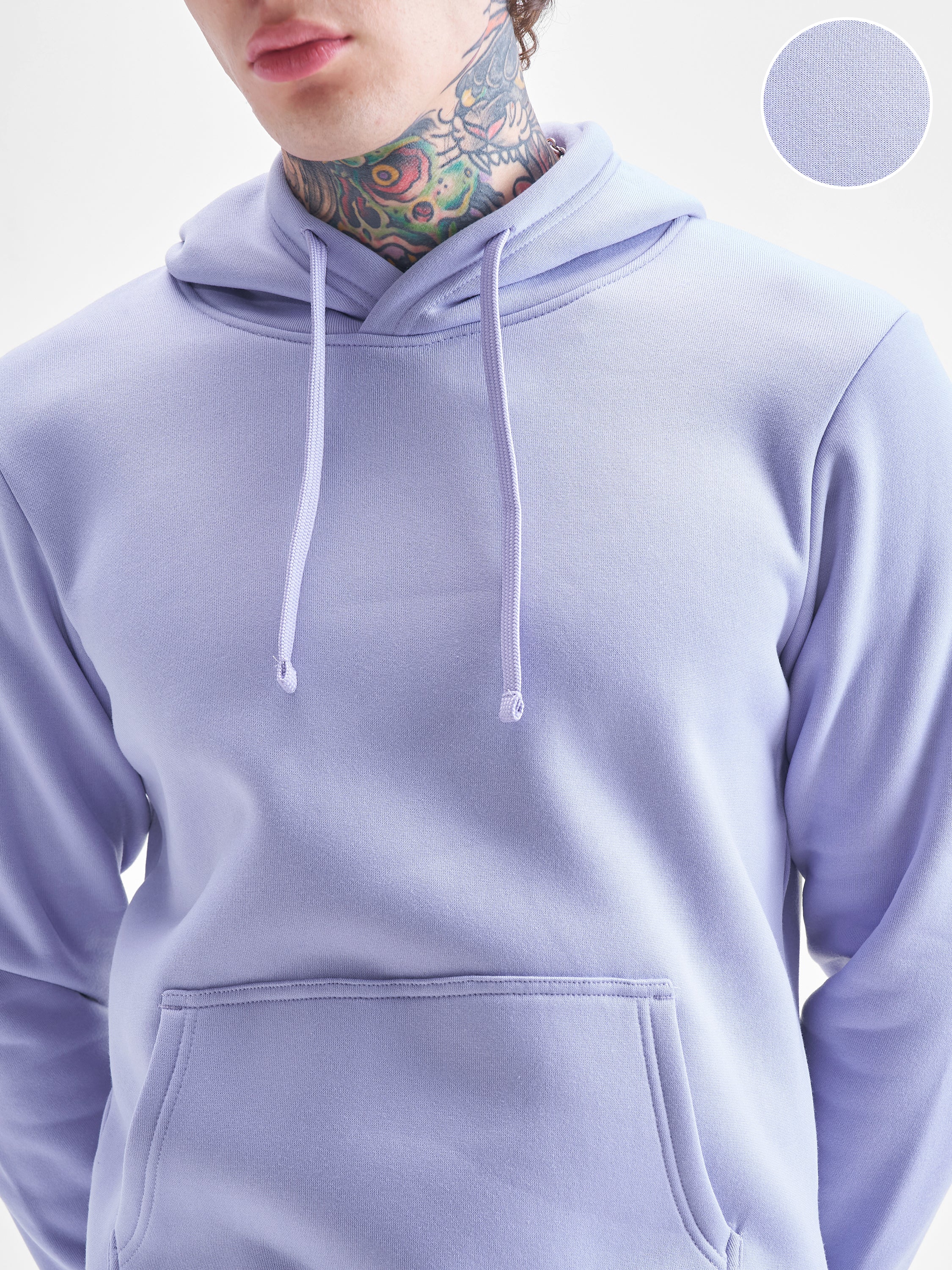 Highlander Men Blue Hooded Pullover Sweatshirt - Blue - Image 5