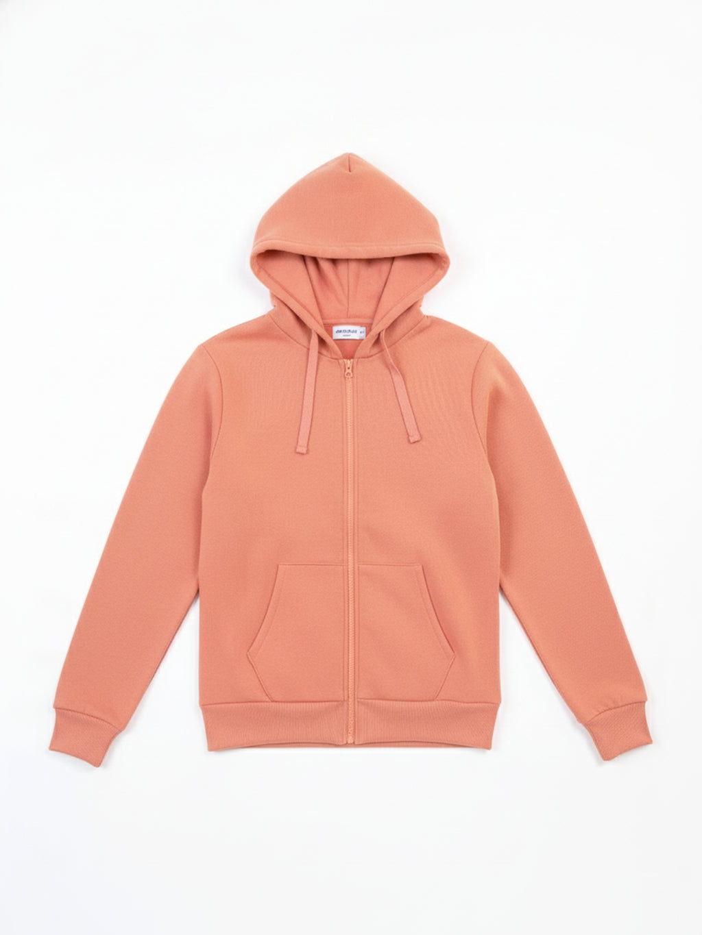 Highlander Men Pink Hooded Front-Open Sweatshirt - Pink - Image 4