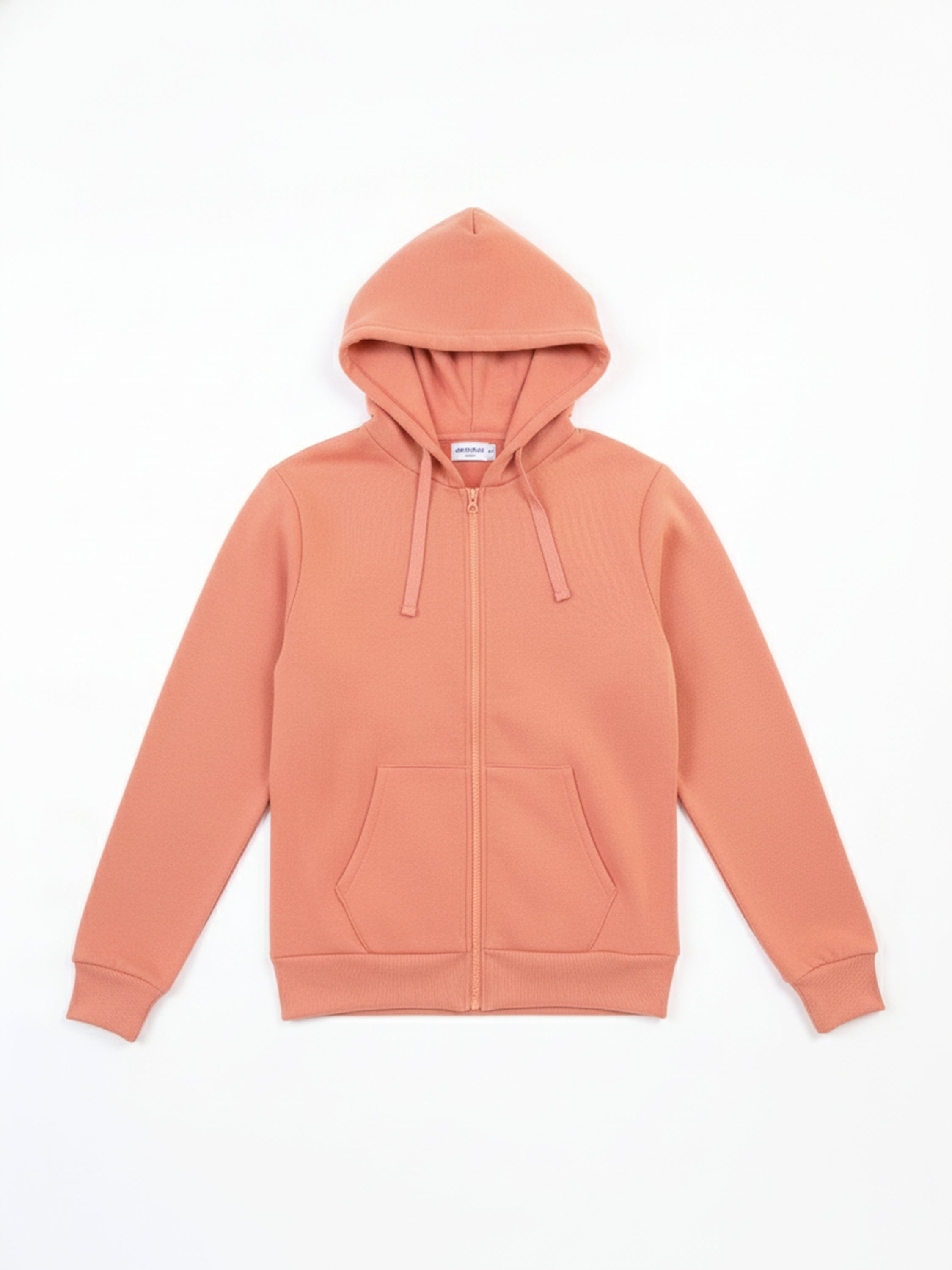 Highlander Men Pink Hooded Front-Open Sweatshirt - Pink - Image 4