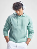 Highlander Men Blue Hooded Pullover Sweatshirt - Blue - Image 1