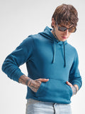 Highlander Men Teal Hooded Pullover Sweatshirt - Teal - Image 1