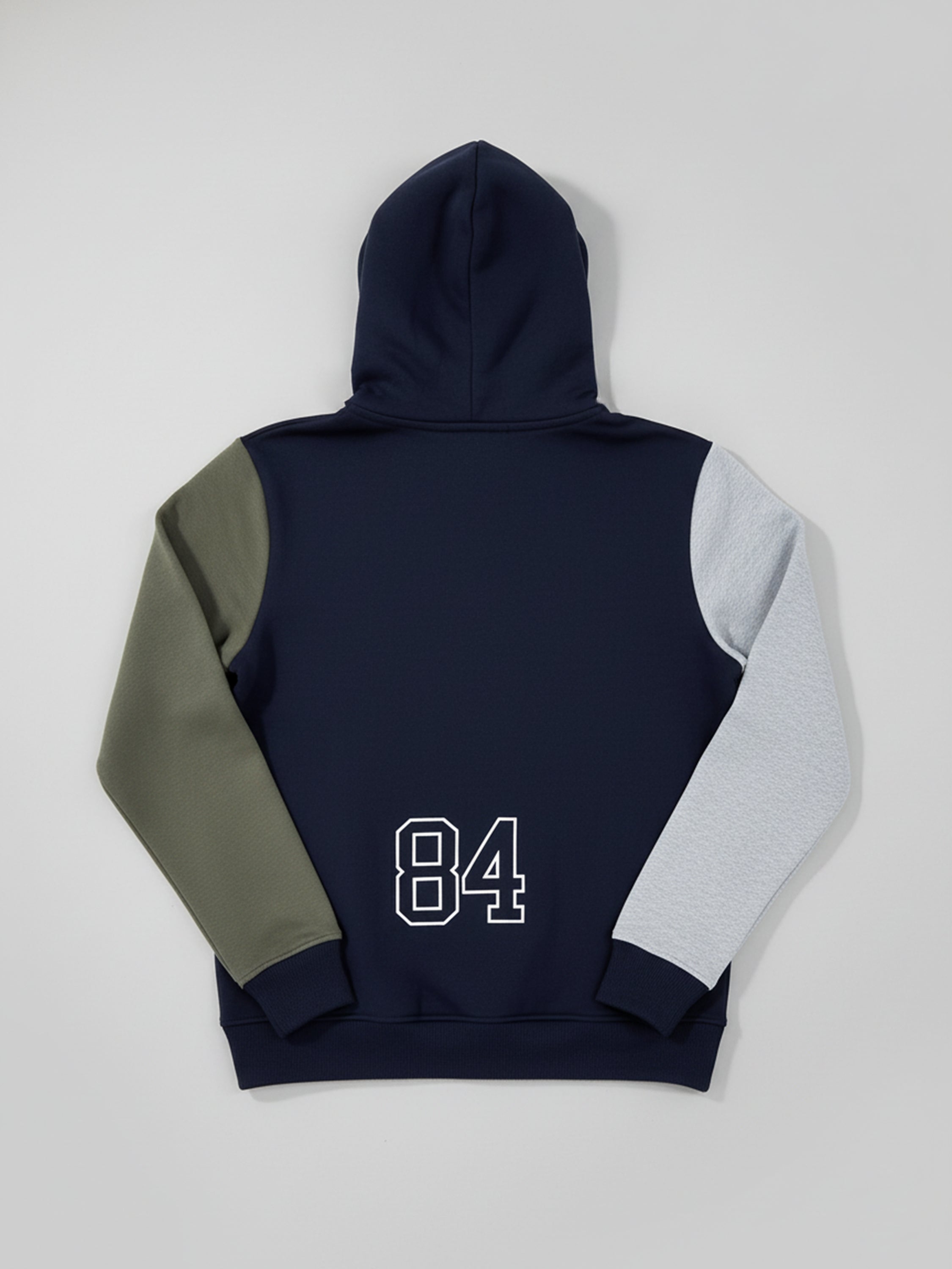 Highlander Men Navy Blue Hooded Pullover Sweatshirt - Navy Blue - Image 5