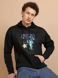 Highlander Men Black Hooded Pullover Sweatshirt - Black - Image 1