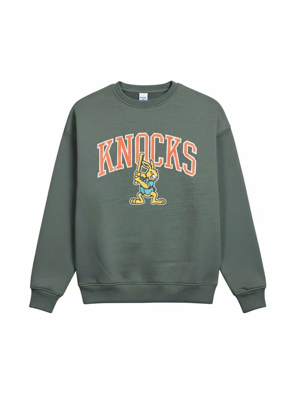 Highlander Men Green Round Neck Pullover Sweatshirt - Green - Image 4