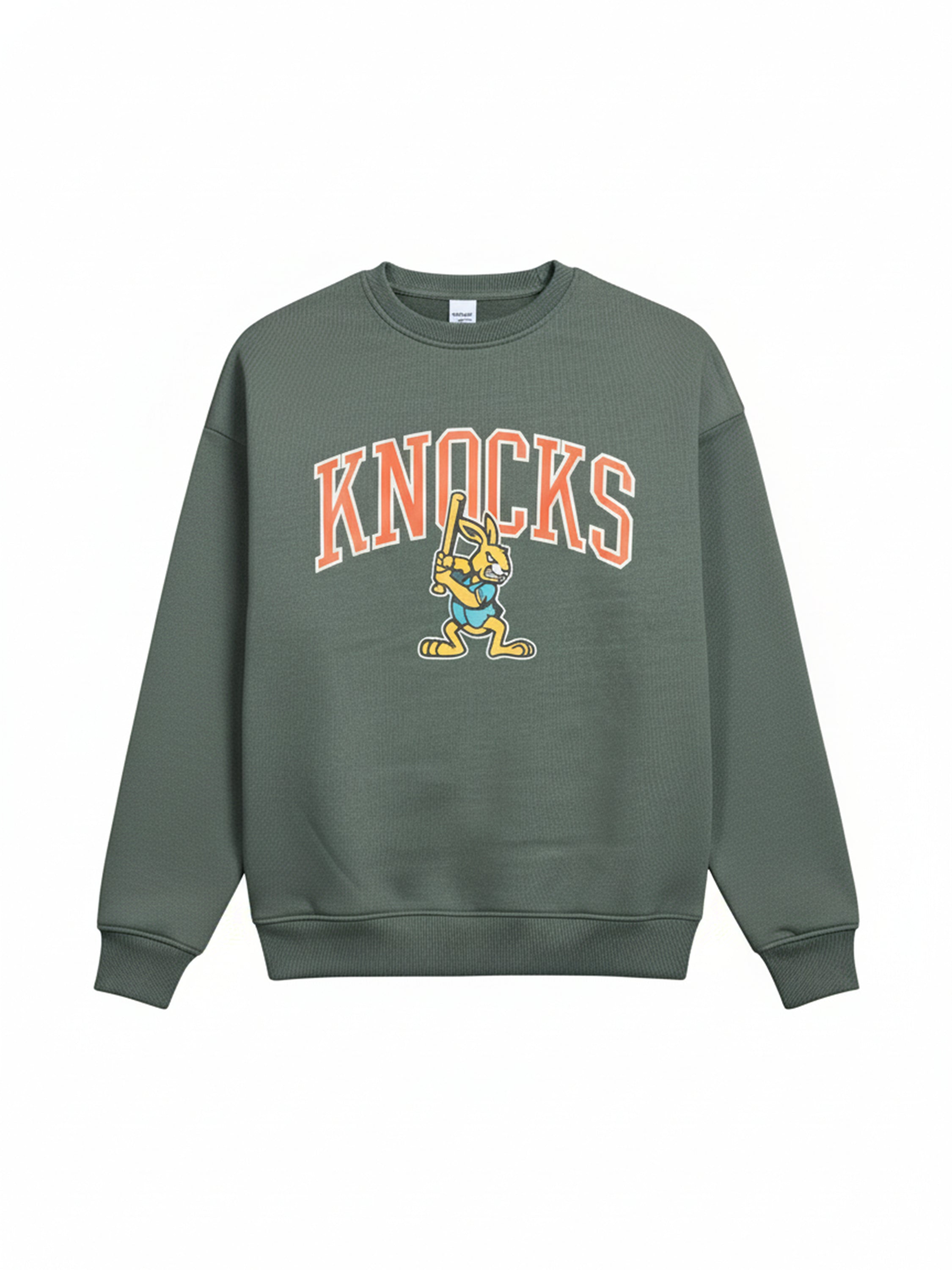 Highlander Men Green Round Neck Pullover Sweatshirt - Green - Image 4