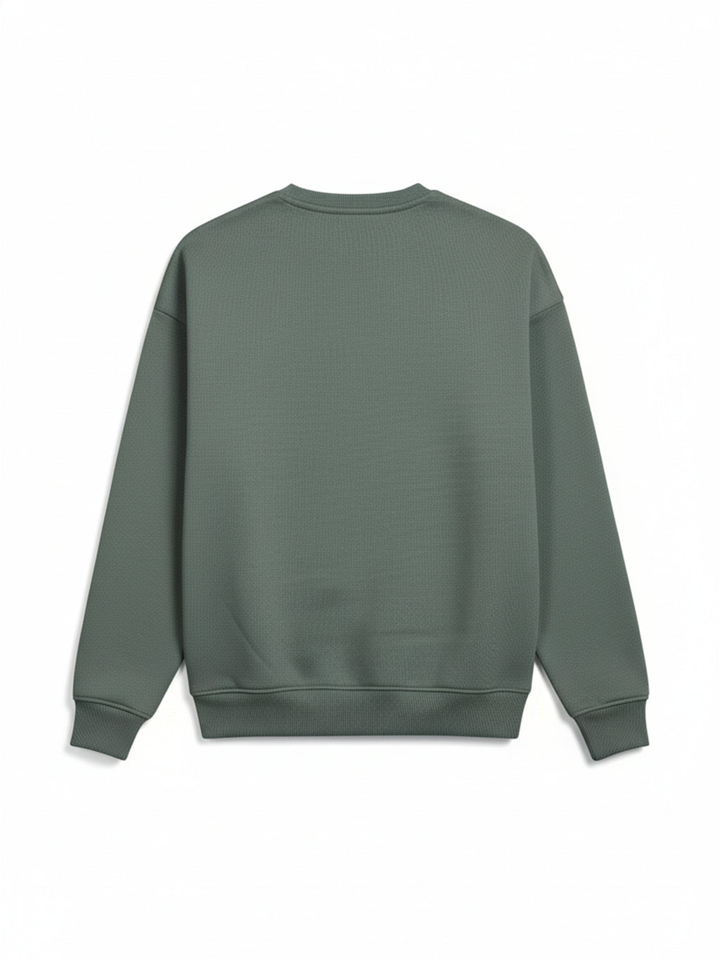Highlander Men Green Round Neck Pullover Sweatshirt - Green - Image 5