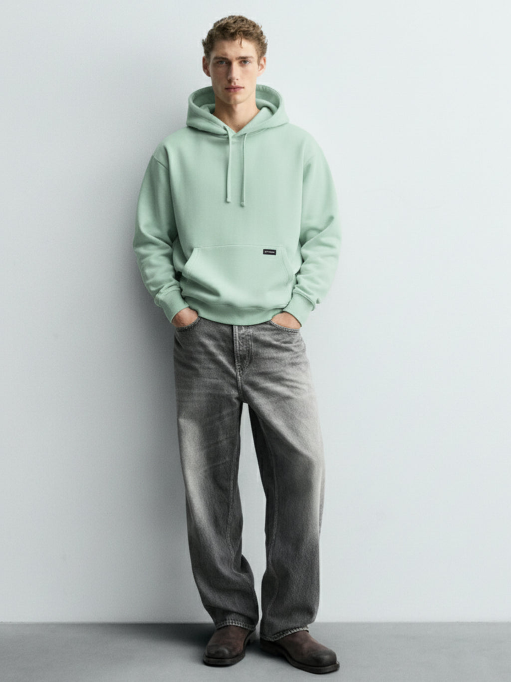 Highlander Men Green Hooded Pullover Sweatshirt - Green - Image 2