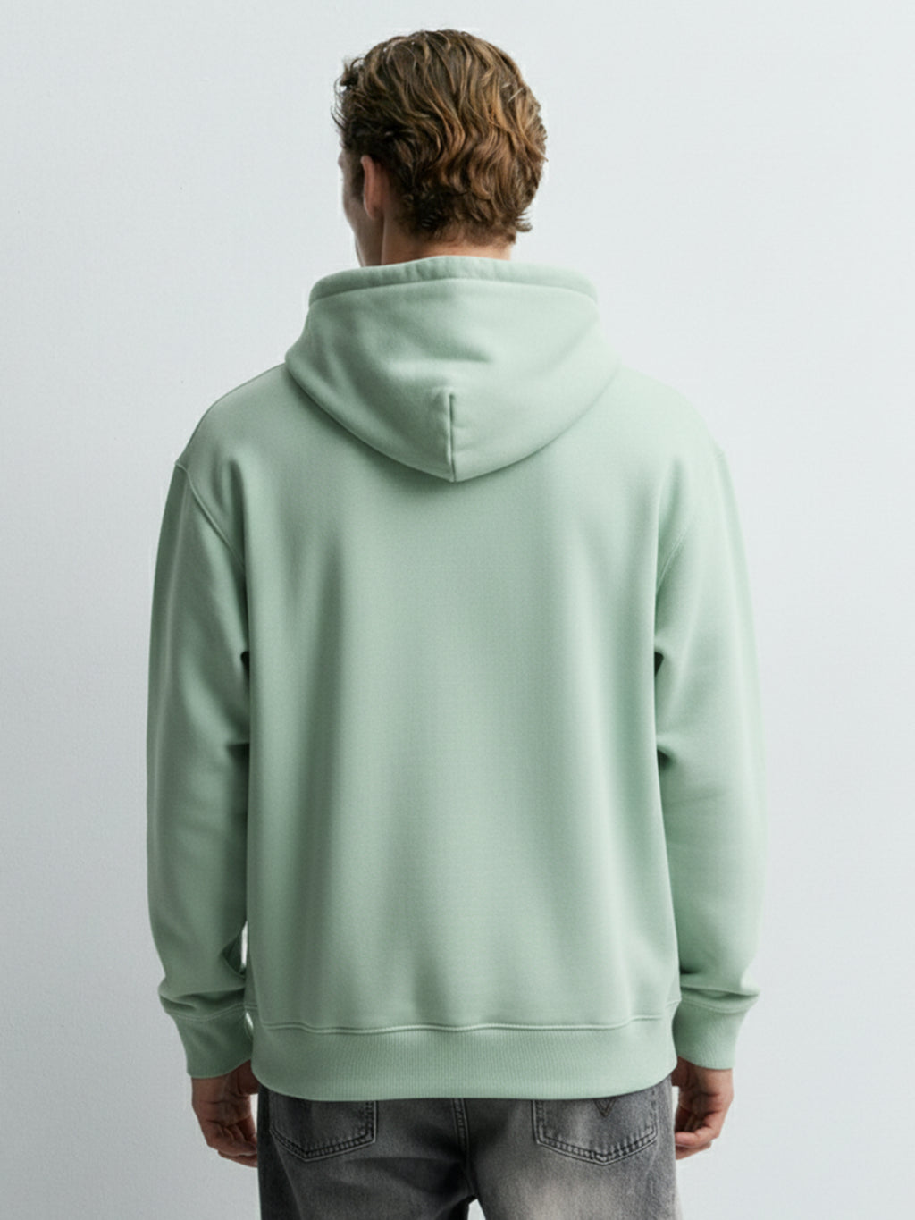 Highlander Men Green Hooded Pullover Sweatshirt - Green - Image 3