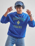 Highlander Men Blue Round Neck Pullover Sweatshirt - Blue - Image 1
