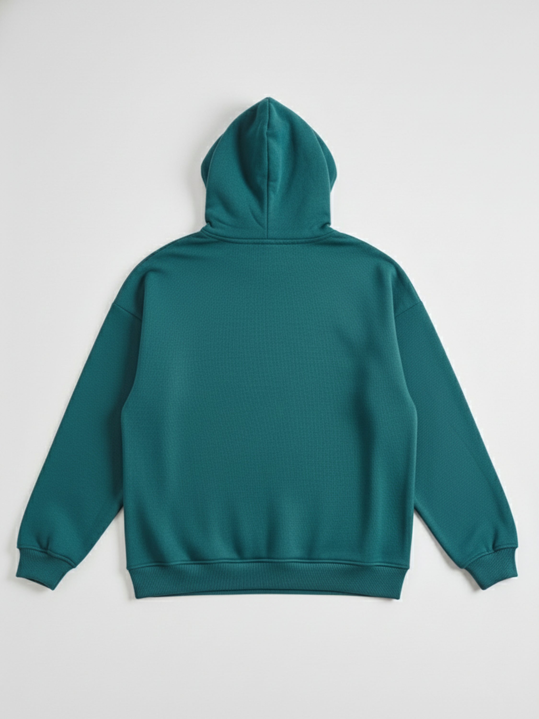 Highlander Men Teal Hooded Pullover Sweatshirt - Teal - Image 5