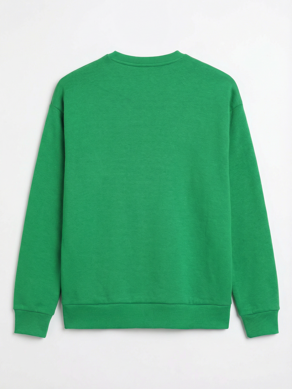 Highlander Men Green Round Neck Pullover Sweatshirt - Green - Image 5