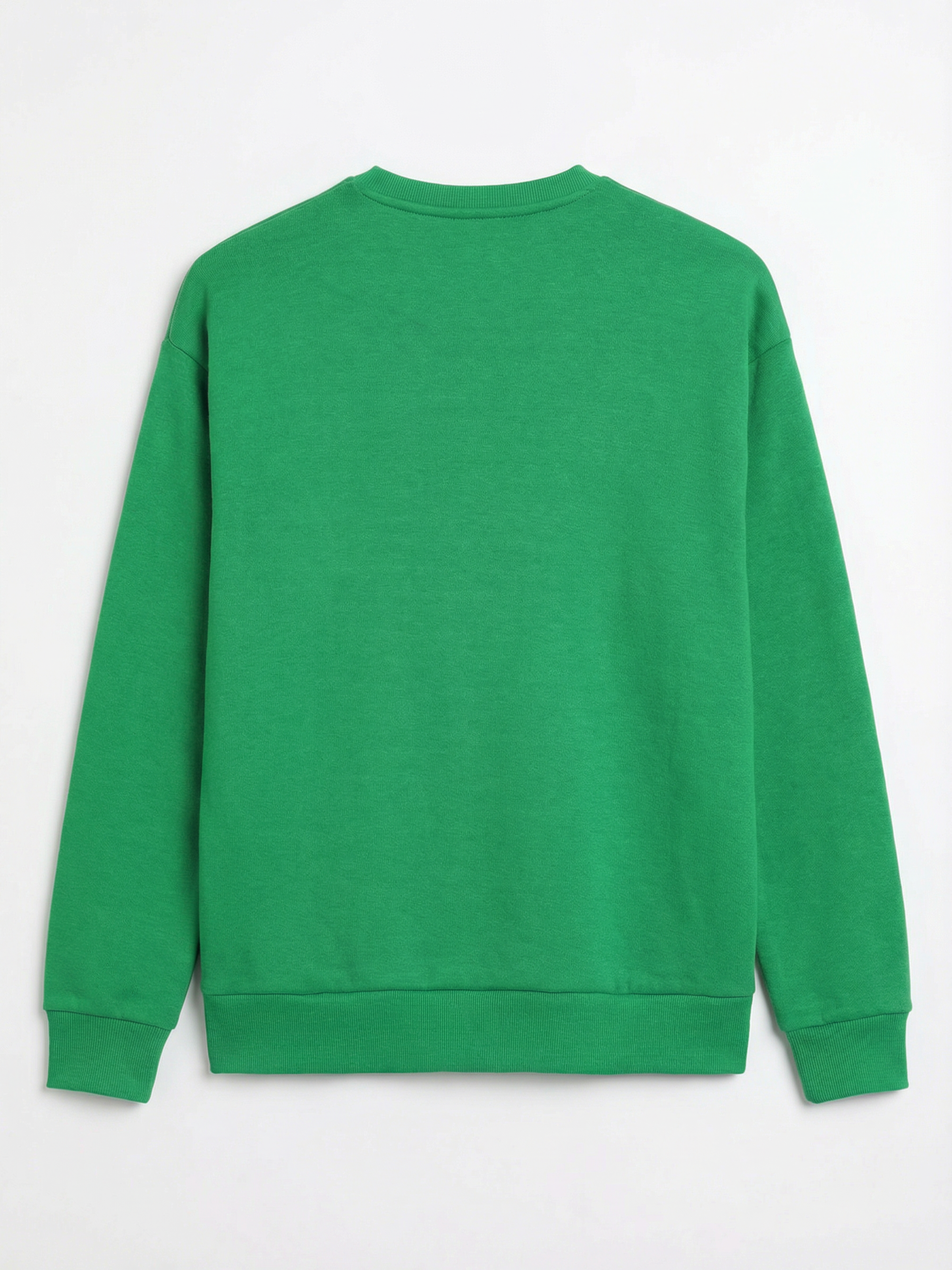 Highlander Men Green Round Neck Pullover Sweatshirt - Green - Image 5