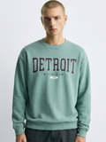 Highlander Men Blue Round Neck Pullover Sweatshirt - Blue - Image 1