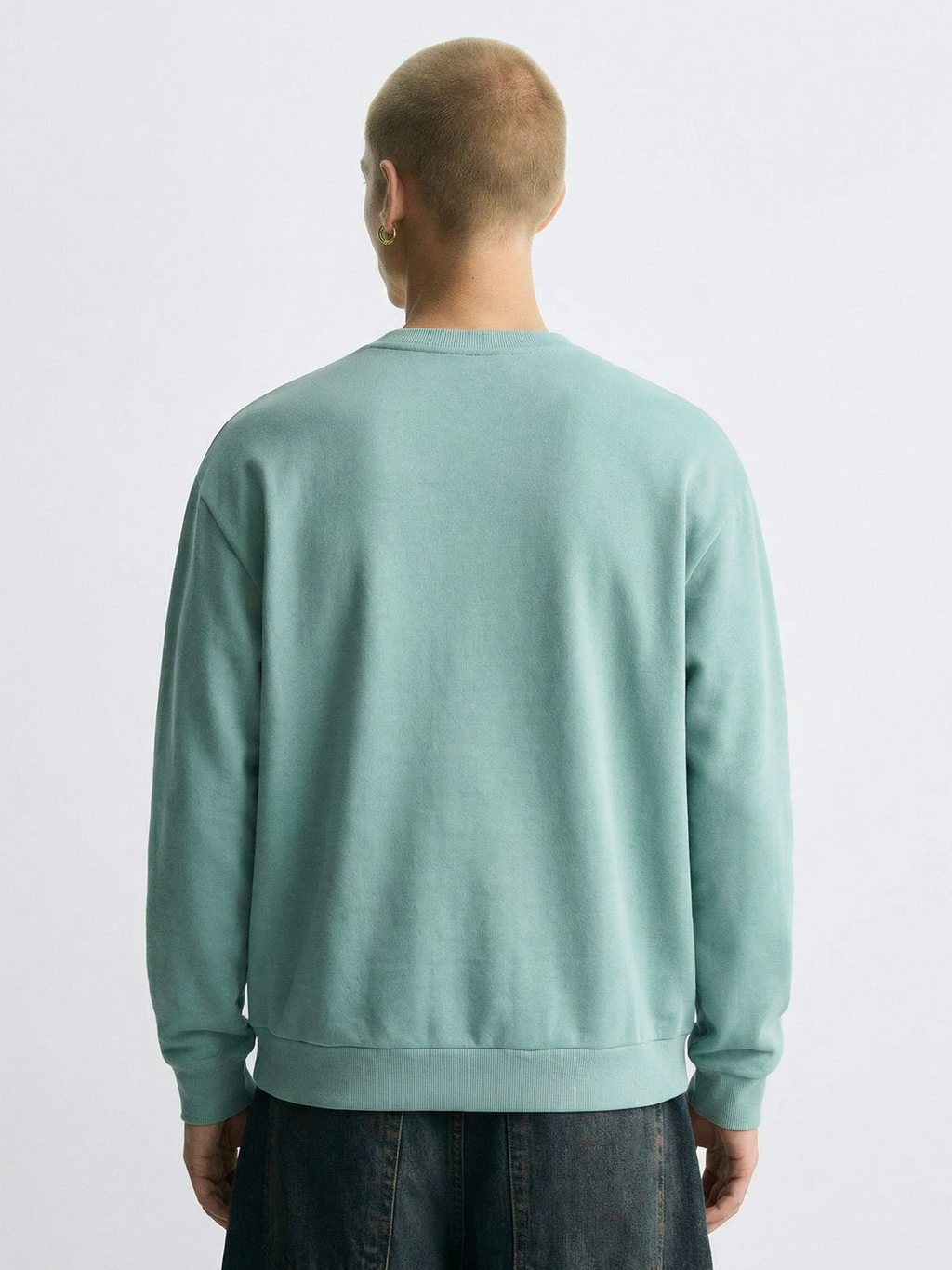 Highlander Men Blue Round Neck Pullover Sweatshirt - Blue - Image 3