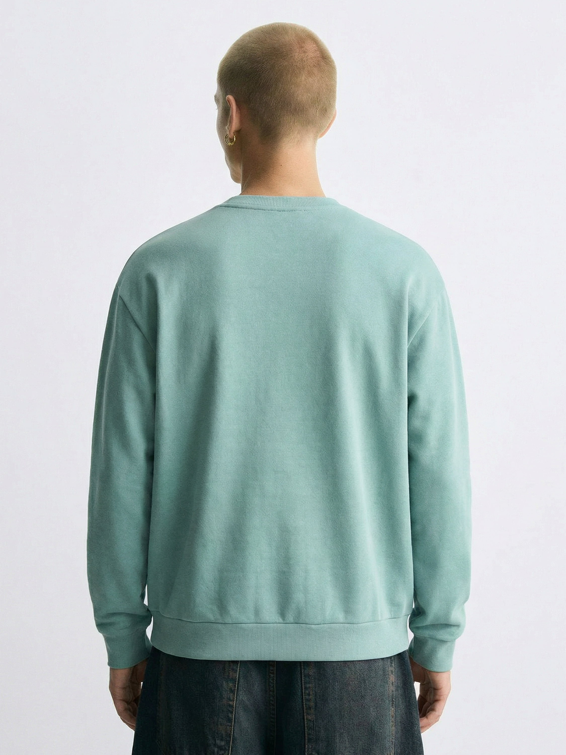 Highlander Men Blue Round Neck Pullover Sweatshirt - Blue - Image 3