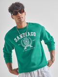Highlander Men Teal Round Neck Pullover Sweatshirt - Teal - Image 1