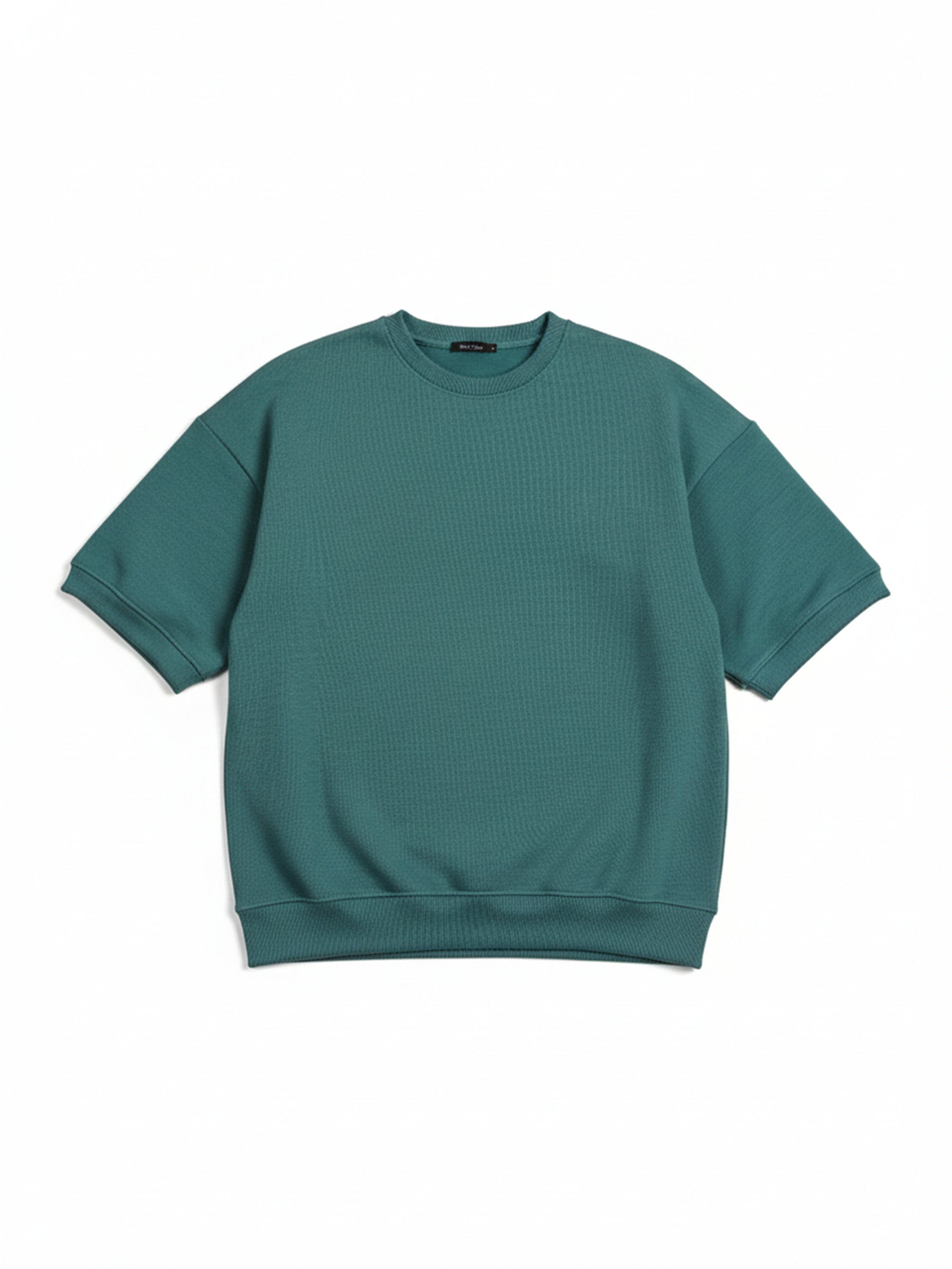 Highlander Men Teal Round Neck Pullover Sweatshirt - Teal - Image 4