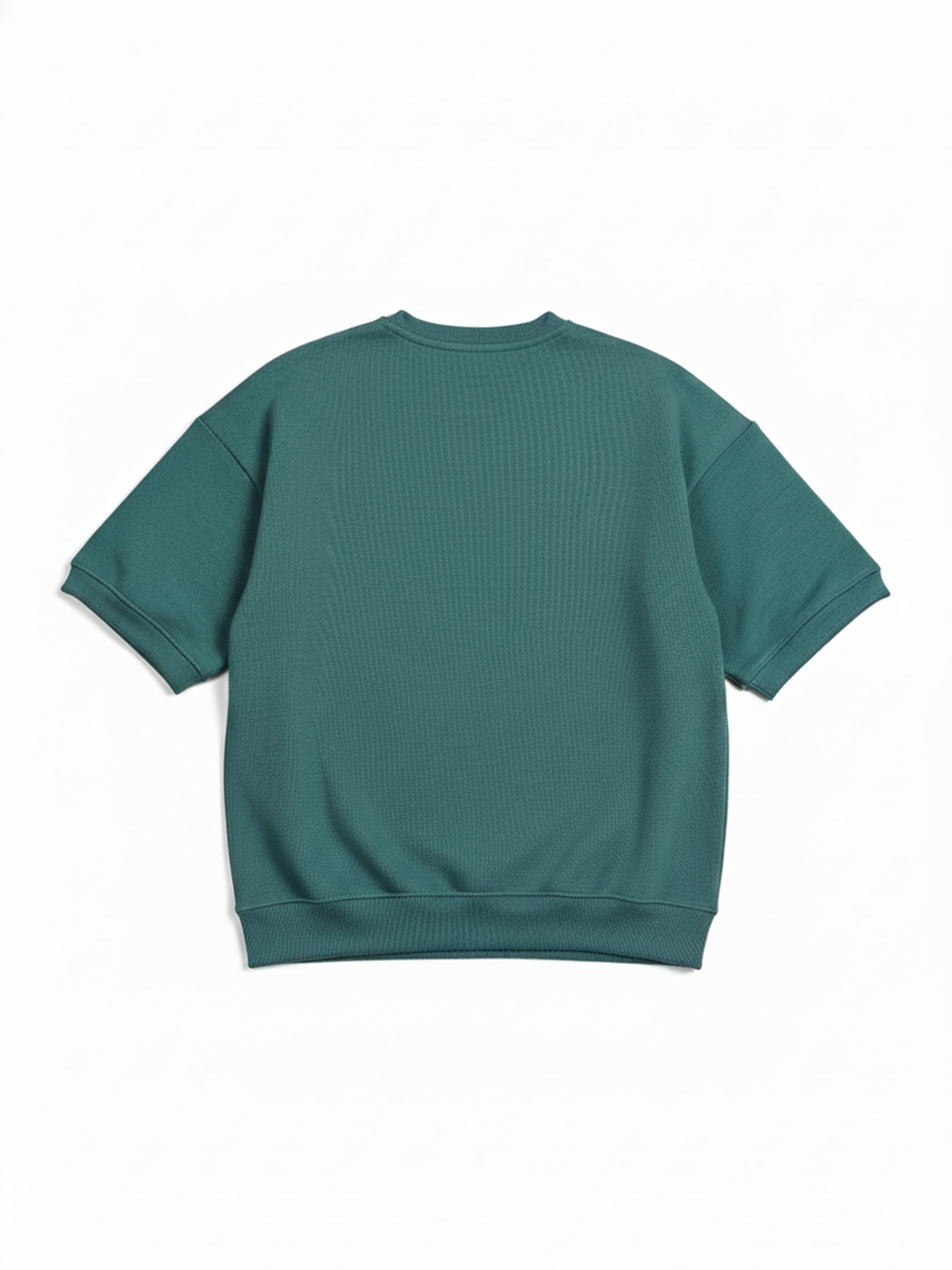 Highlander Men Teal Round Neck Pullover Sweatshirt - Teal - Image 5