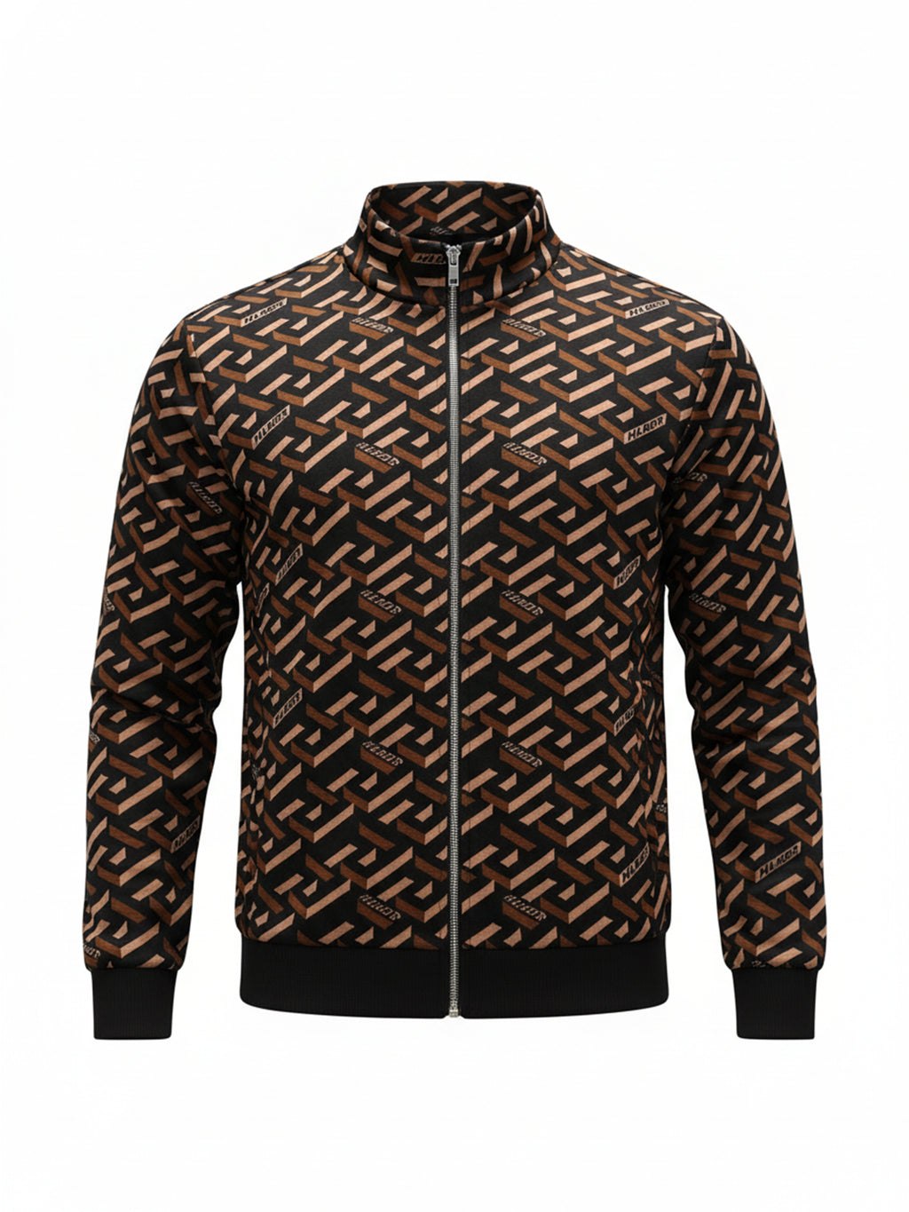 Highlander Men Brown High Neck Pullover Sweatshirt - Brown - Image 5