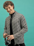 Men Printed Sweatshirt - Black - Image 1