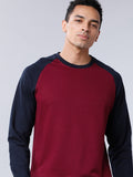 Highlander Men Maroon Round Neck Pullover Sweatshirt - Maroon - Image 1