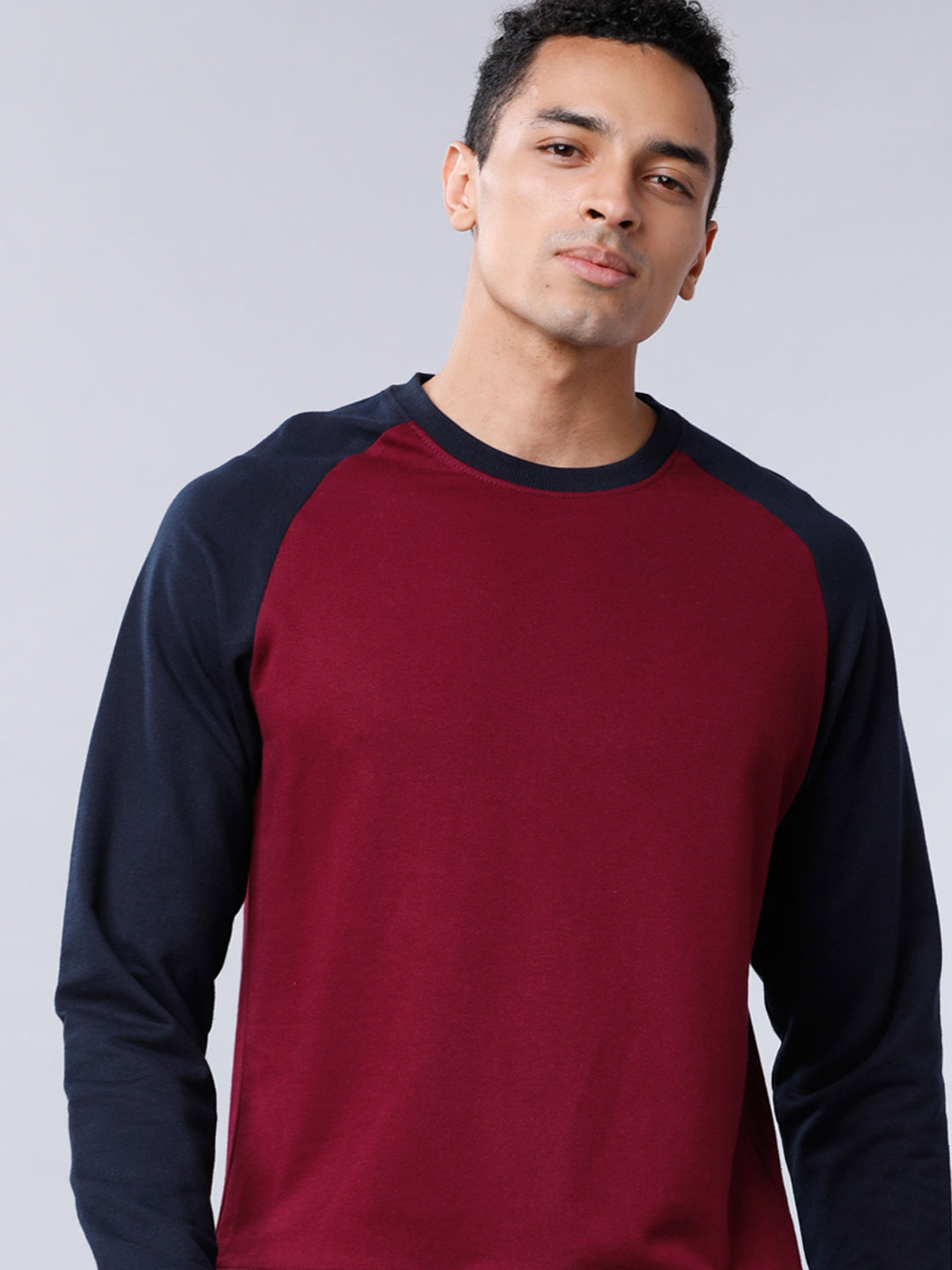 Highlander Men Maroon Round Neck Pullover Sweatshirt - Maroon - Image 1