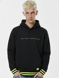 Highlander Men Black Hooded Pullover Sweatshirt - Black - Image 1