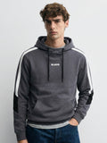 Highlander Men Blue Hooded Pullover Sweatshirt - Blue - Image 1