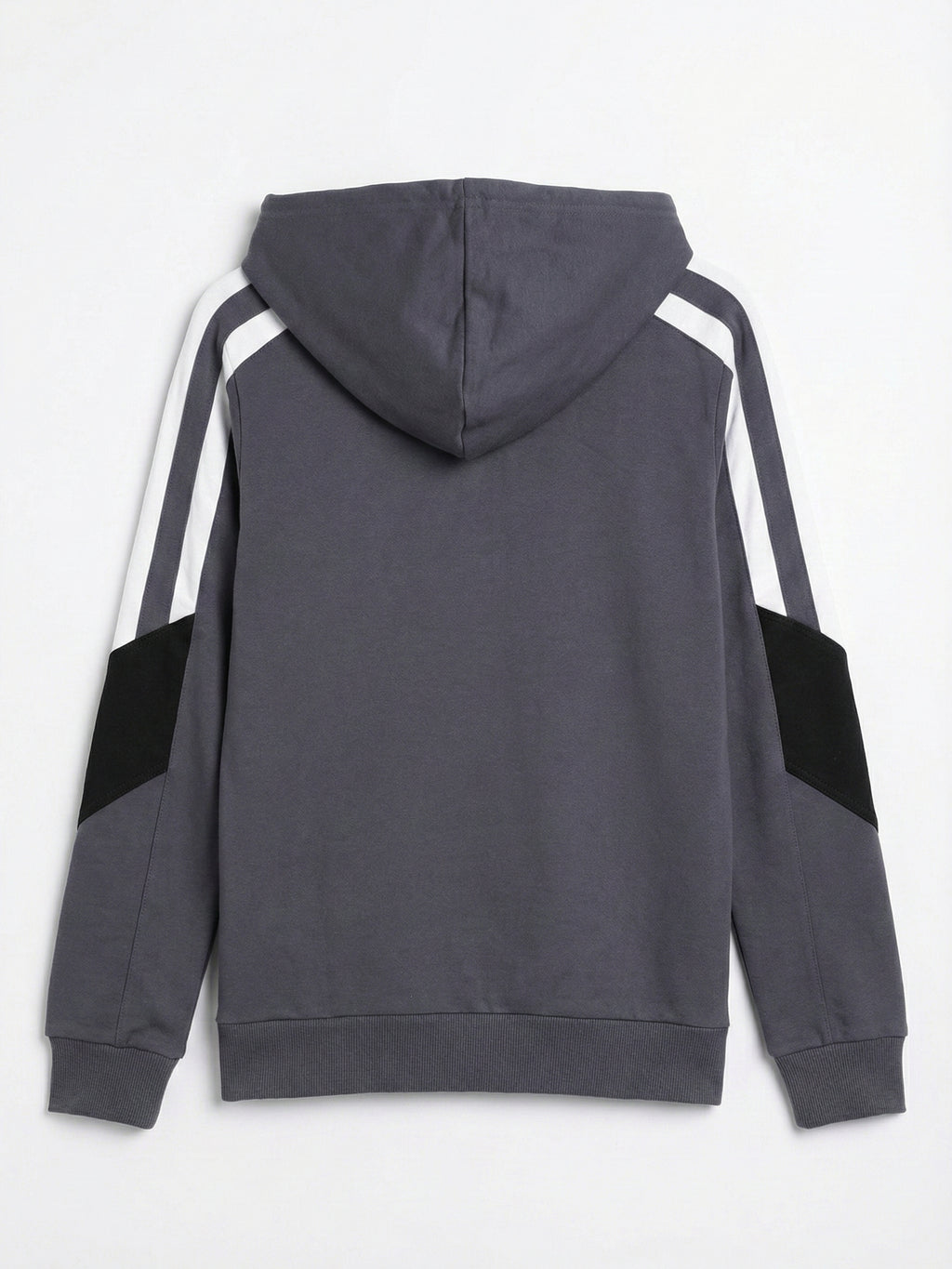 Highlander Men Blue Hooded Pullover Sweatshirt - Blue - Image 5