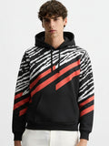 Highlander Men Black Hooded Pullover Sweatshirt - Black - Image 1