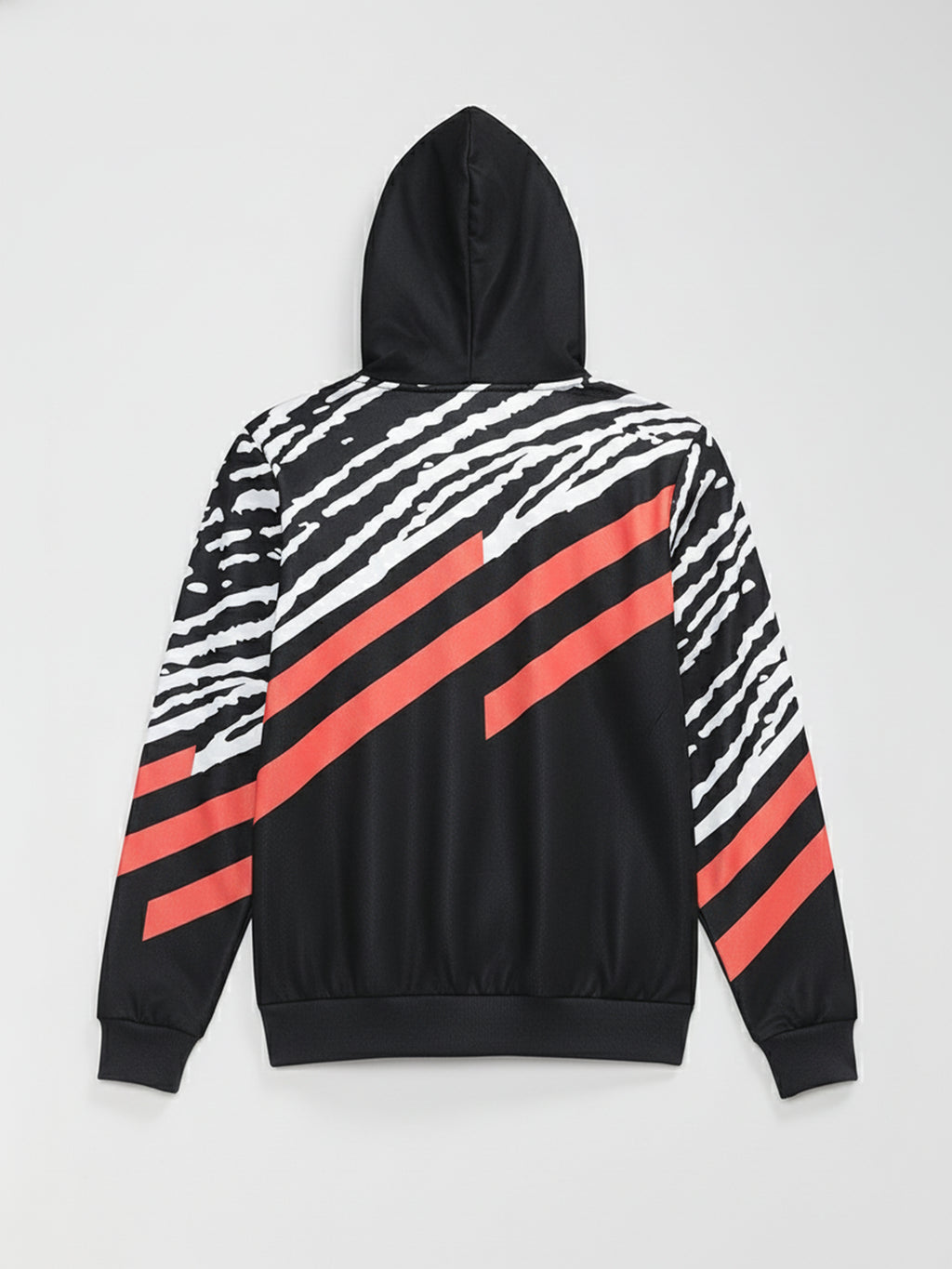 Highlander Men Black Hooded Pullover Sweatshirt - Black - Image 5
