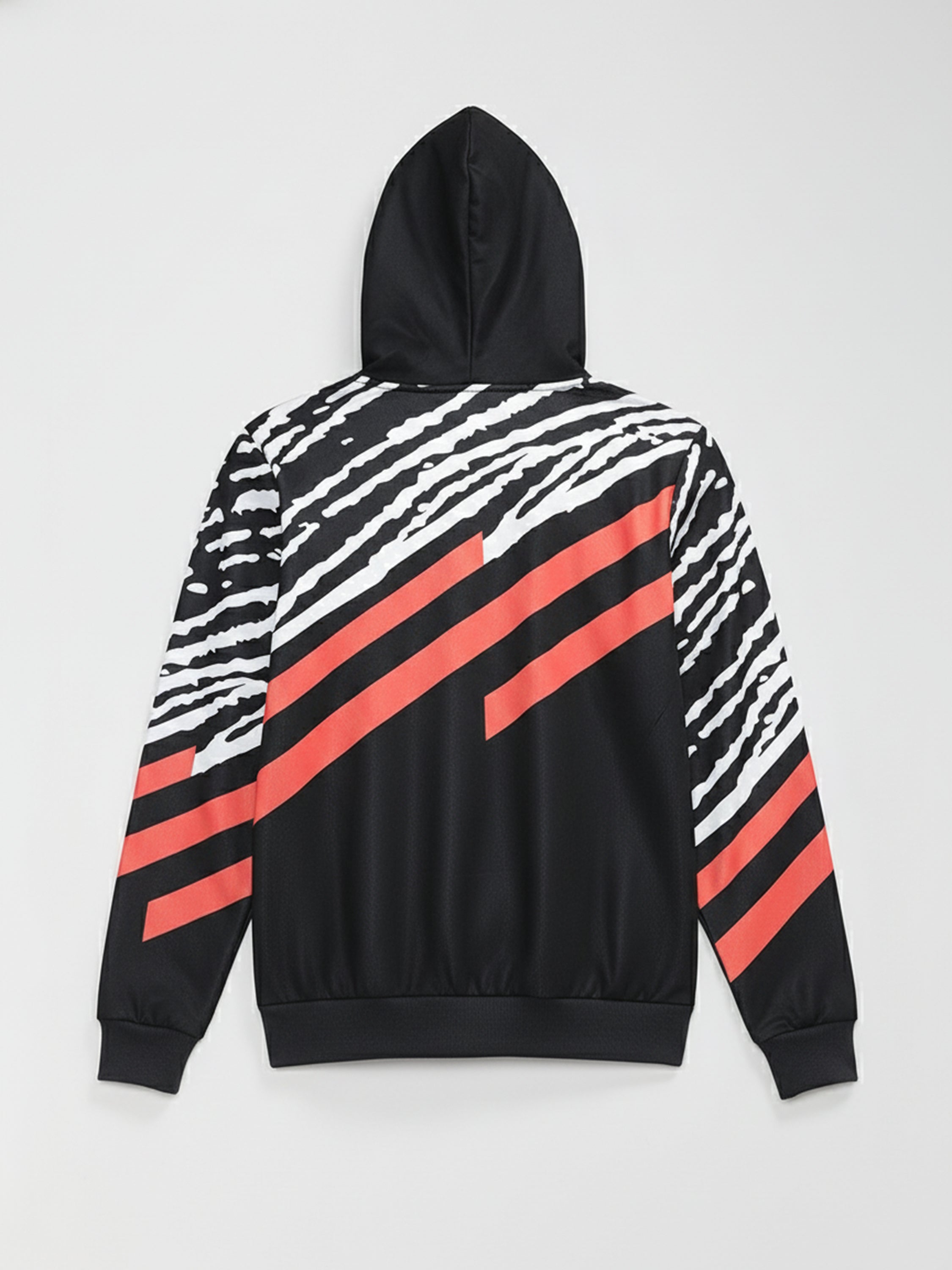Highlander Men Black Hooded Pullover Sweatshirt - Black - Image 5