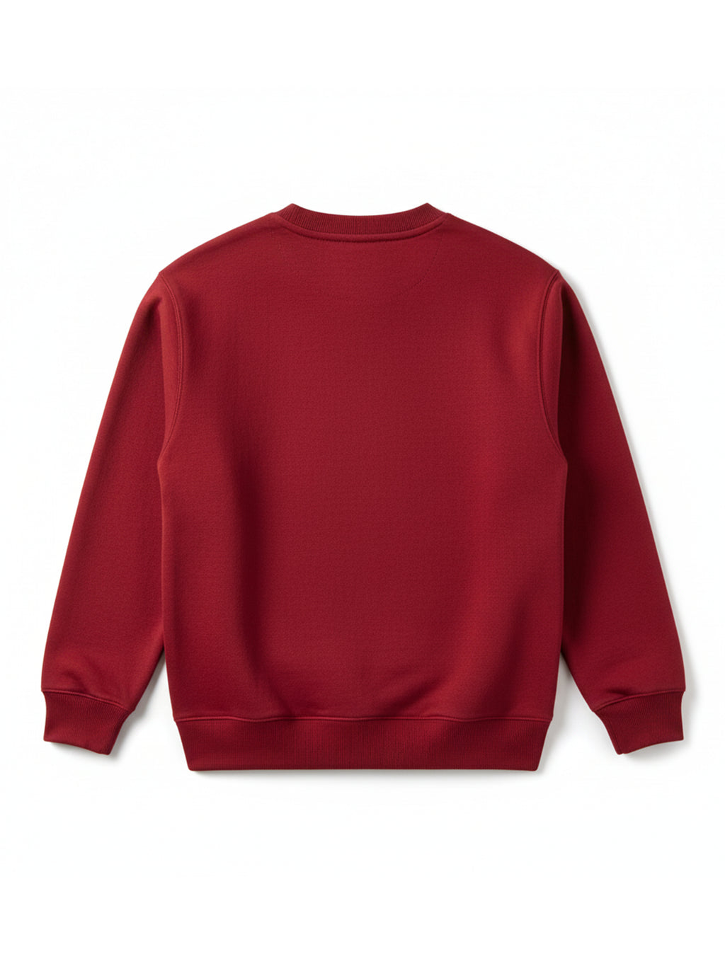 Highlander Men Maroon Round Neck Pullover Sweatshirt - Maroon - Image 5