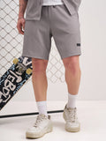 Highlander Men Grey Regular Fit Shorts - Grey - Image 1
