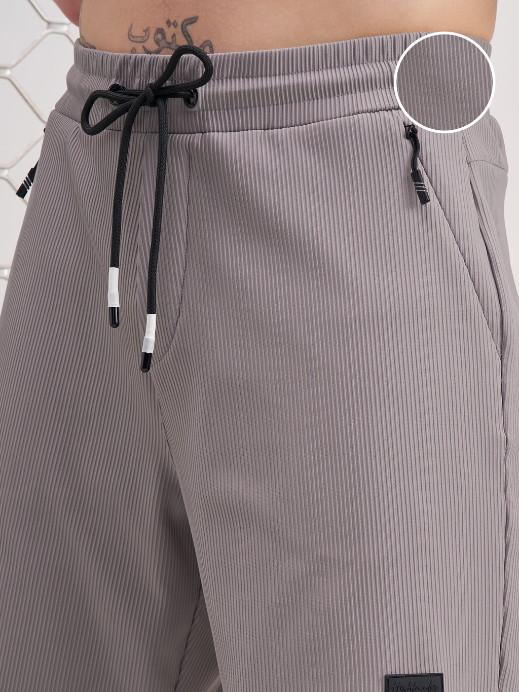 Highlander Men Grey Regular Fit Shorts - Grey - Image 5