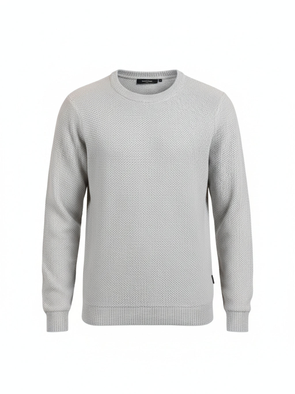 Highlander Men Grey Round Neck Pullover Sweater - Grey - Image 4