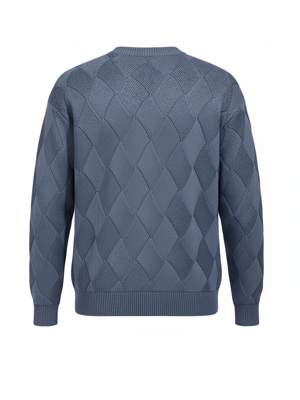 Highlander Men Grey Round Neck Pullover Sweater - Grey - Image 6