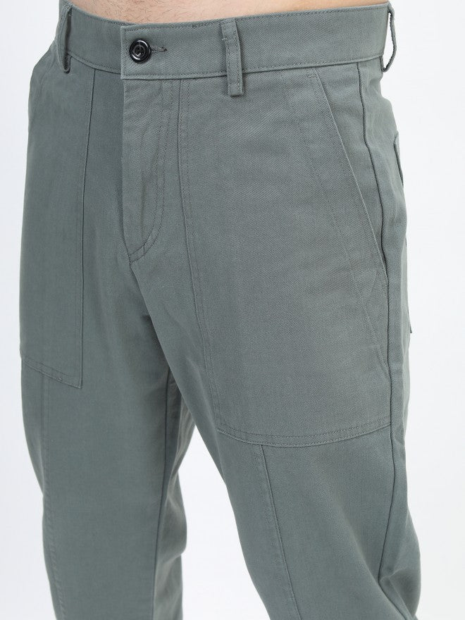 Highlander Men Laurel Wreath Regular Fit Trouser - Green - Image 4