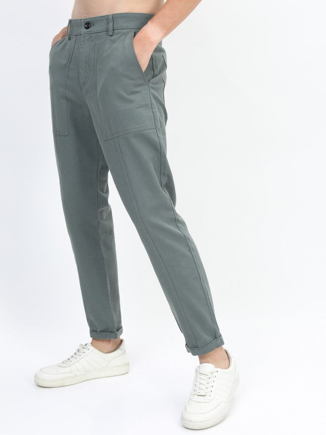 Highlander Men Laurel Wreath Regular Fit Trouser - Green - Image 5