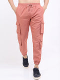 Highlander Men Brick Regular Fit Joggers - Red - Image 1