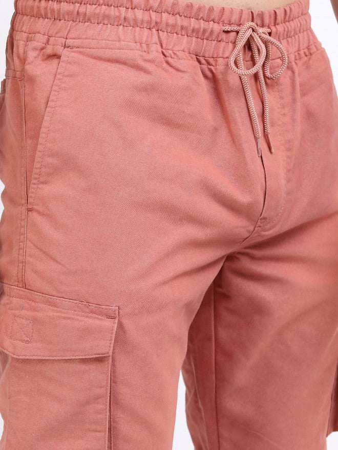 Highlander Men Brick Regular Fit Joggers - Red - Image 5