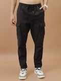 Highlander Men Dark Grey Regular Fit Solid Jogger - Grey - Image 1