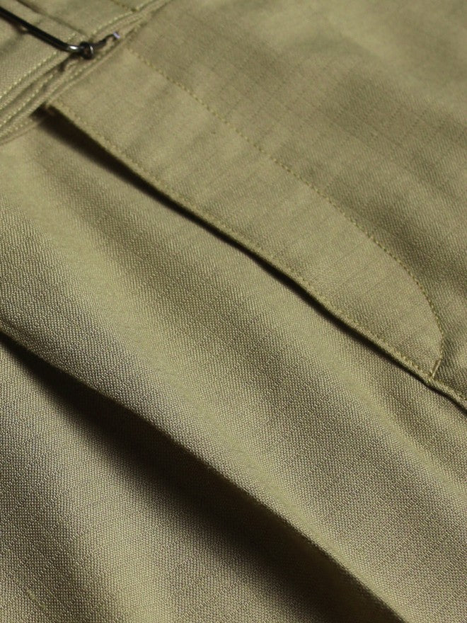 Highlander Men Khaki Slim Fit Solid Formal Trouser - Khaki - Image 7