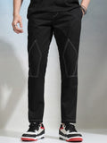 Highlander Men Black Slim Fit Solid Chinos - Black - Image 1