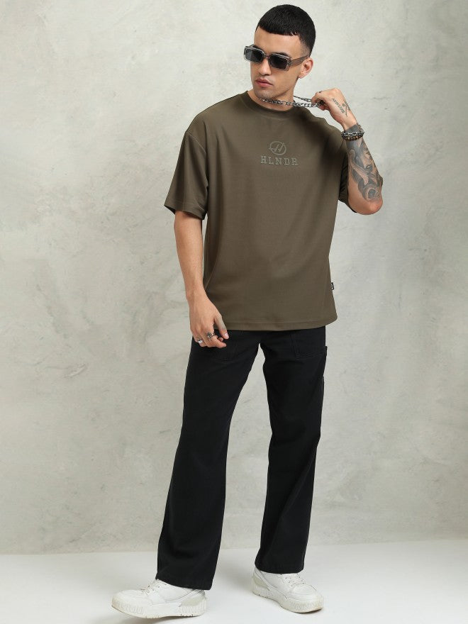 Highlander Men Black Straight Fit Solid Cargo - Black - Image 2