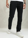 Highlander Men Black Straight Fit Solid Cargo - Black - Image 1