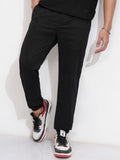 Highlander Men Black Slim Fit Solid Joggers - Black - Image 1