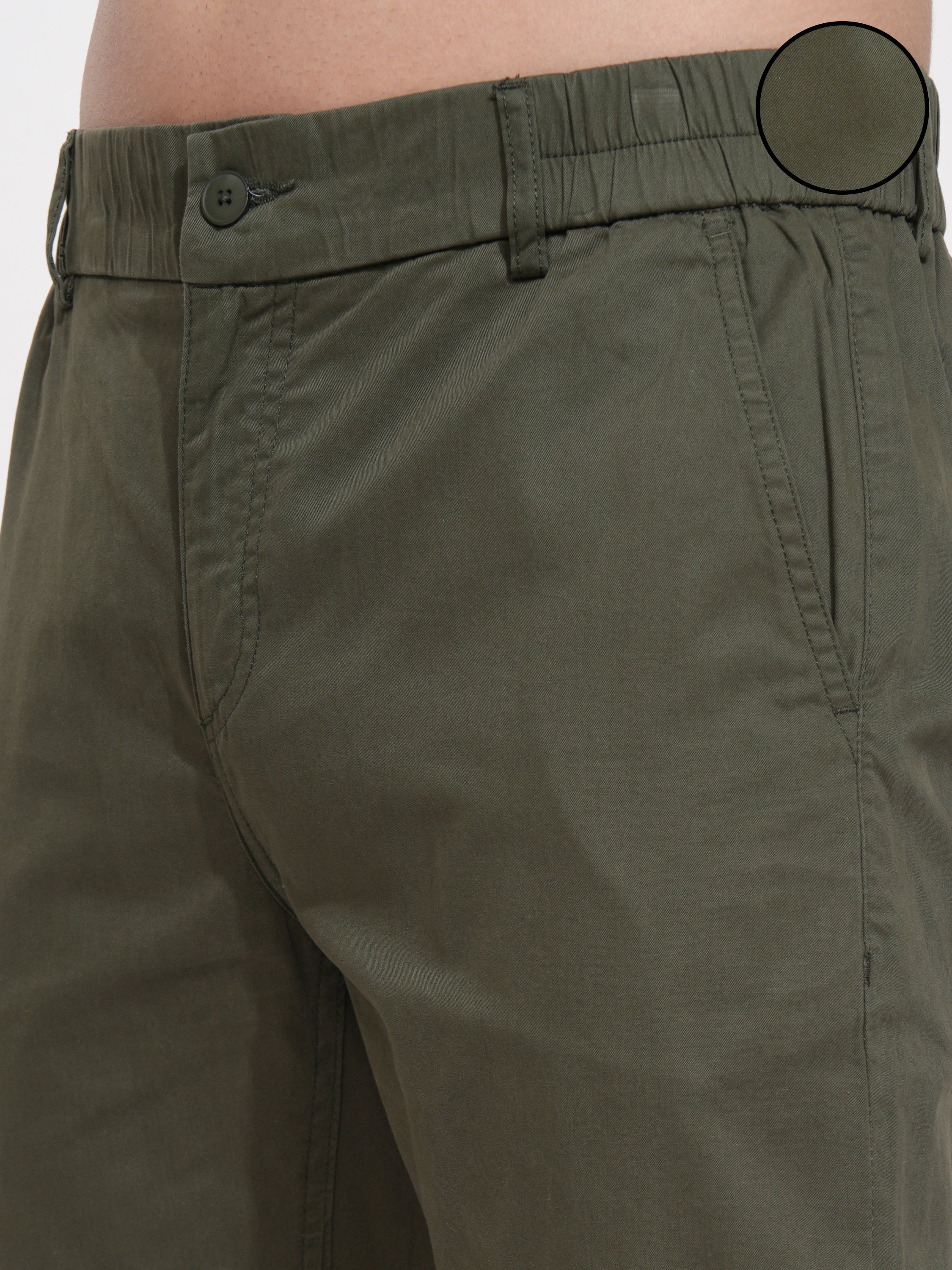 Highlander Men Grey Slim Fit Solid Joggers - Grey - Image 5