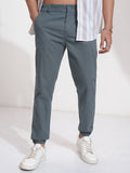 Highlander Men Blue Slim Fit Solid Joggers - Blue - Image 1