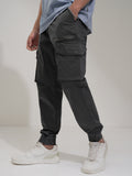 Highlander Men Grey Relaxed Fit Solid Cargo - Grey - Image 1
